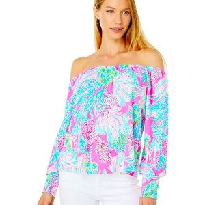 Lilly Pulitzer Lana Off-The-Shoulder Top